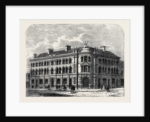 New Exchange Buildings Hull UK 1866 by Anonymous