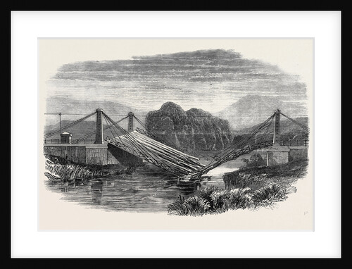 Wreck of the Victoria Bridge Natal South Africa 1866 by Anonymous
