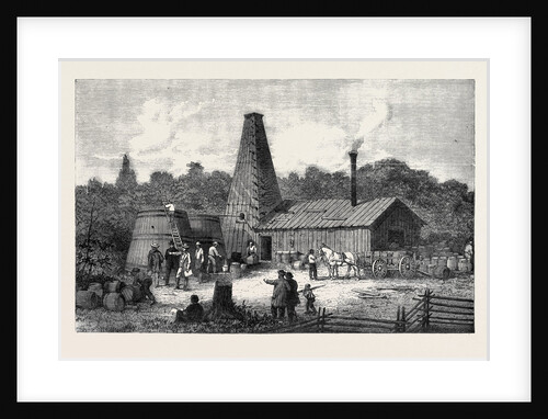 The Gordon Oil Wells Canada West 1866 by Anonymous