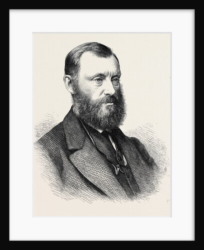 Mr. W.E. Forster M.P. Undersecretary of State for the Colonies 1866 by Anonymous