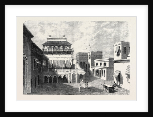 Inside of Kirwee India 1866 by Anonymous