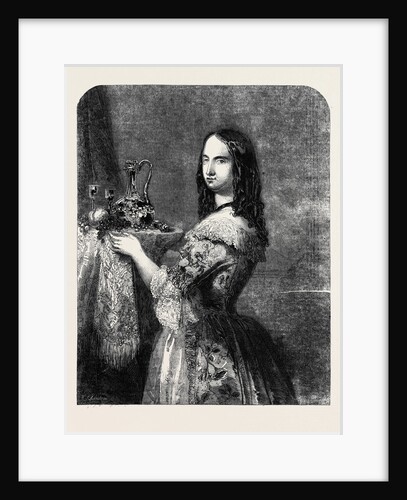 A Lady in Waiting, of the Time of Louis XV. by Anonymous