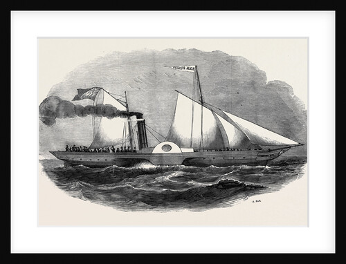 Departure of His Royal Highness Prince Albert for Germany, the Princess Alice Government Steamer. by Anonymous
