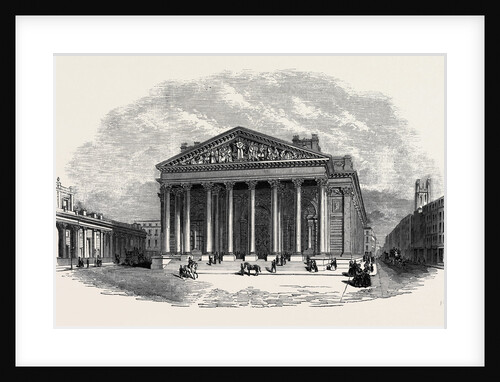 New Royal Exchange, (from the Architect's Drawing.) by Anonymous