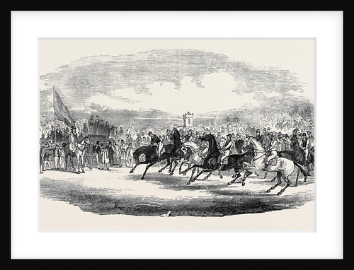 Northamtonshire Grand Military Steeple Chase, the Start by Anonymous