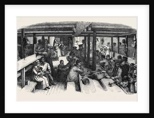 Emigrants at Dinner. by Anonymous