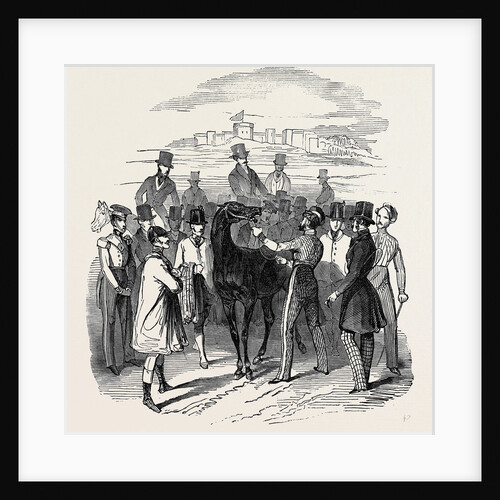 Sketch from the Windsor Steeple Chase. by Anonymous