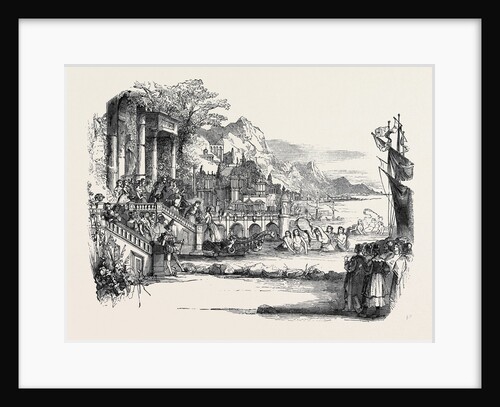 Scene from the Extravaganza of the Fair Star, at the Princess' Theatre. by Anonymous