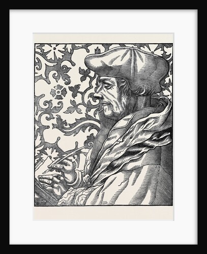 Erasmus after Holbein. by Anonymous