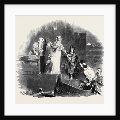 Escape of Mary Queen of Scots from Lochleven Castle. by Anonymous