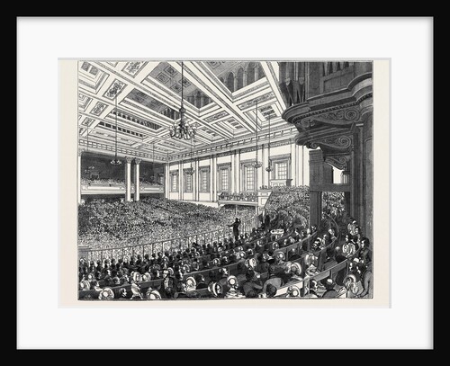 May Meetings in the Metropolis, Interior of Exeter Hall by Anonymous