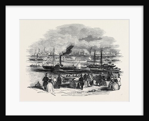 Barge Day on the Tyne, at Newcastle. by Anonymous