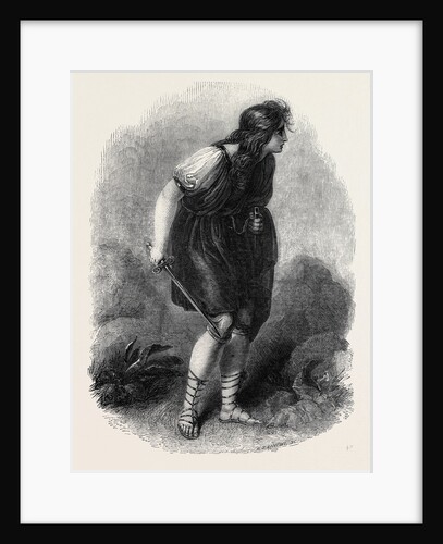 Specimen of Wood Engraving, Imogene, after Westall by Anonymous