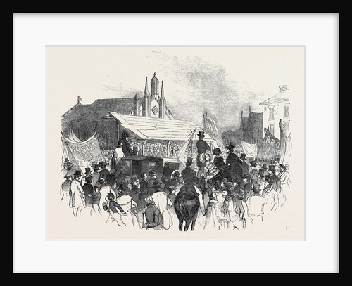 South Lancashire Election, the Hustings at Newton-in-the-Willows by Anonymous
