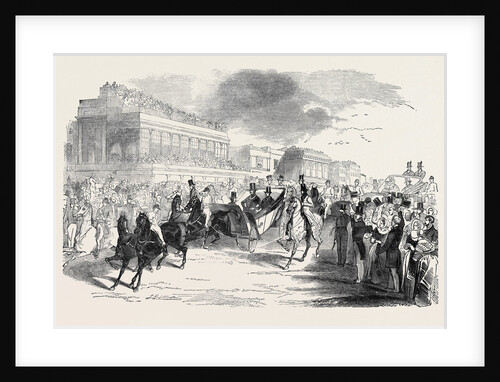 Ascot Races, Arrival of the Illustrious Visitors by Anonymous