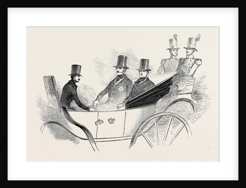 The Emperor of Russia, the King of Saxony, and Prince Albert, at Ascot Races by Anonymous