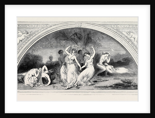 Scene from Comus. from a Picture by Etty, in the Royal Academy Exhibition by Anonymous