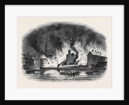 The Great Fire at Gravesend by Anonymous