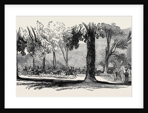 Arrival of the Imperial Party at Chiswick House. by Anonymous
