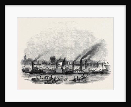 Thames Regatta, Putney Bridge by Anonymous