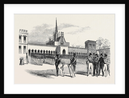Parade of Cadets, in the Stone Court. by Anonymous