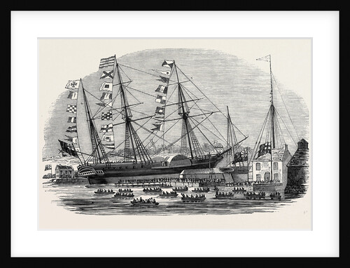 Launch of the Cowes. (See Page 3.) by Anonymous