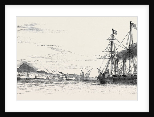 The Mail Packet from Alexandria, Off Marseilles, the Indian Mail on Board by Anonymous