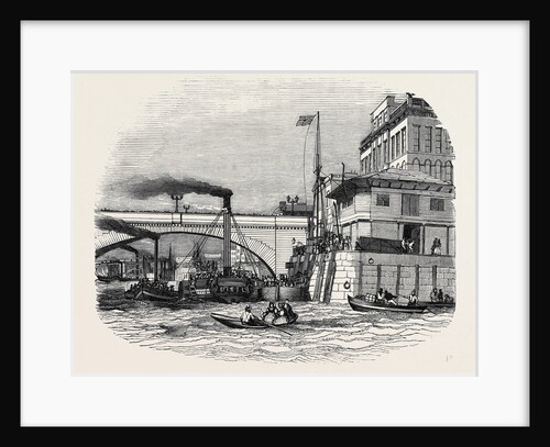 The London Bridge Steam Wharf by Anonymous