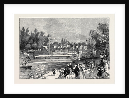 Swan-Upping on the Thames, from Brentford Ait. by Anonymous