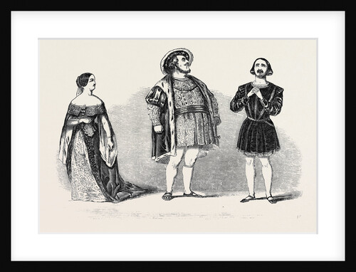 Scene from Anna Bolena, at Her Majesty's Theatre. by Anonymous