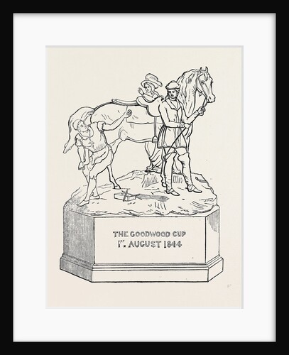 First Prize, the Cup; Goodwood Races 1844 by Anonymous