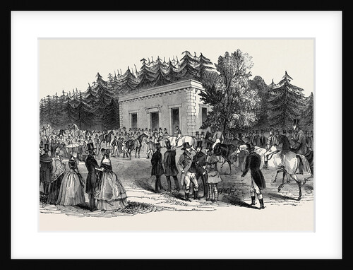 Weighing in, Goodwood Races 1844 by Anonymous