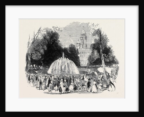 Commemoration of Independence at New York, Scene in the Park, 1844 by Anonymous