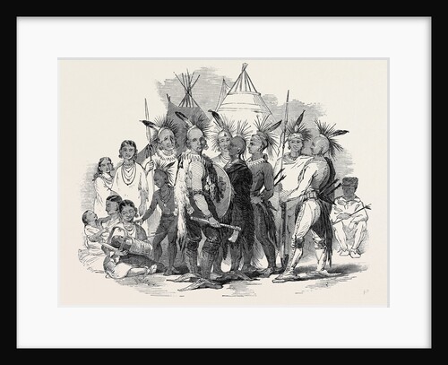 Iowa Indians, at the Egyptian Hall, Piccadilly by Anonymous