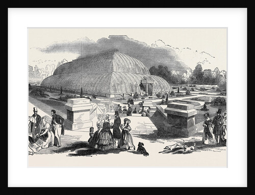 The Great Chatsworth Conservatory: The Exterior, from the Italian Terrace by Anonymous
