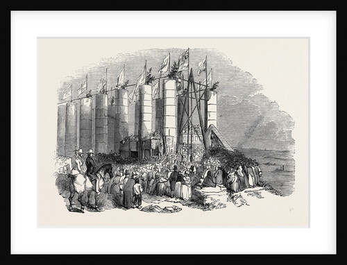 Ceremony of Laying the Foundation Stone of the Durham Monument, on Pensher Hill. by Anonymous