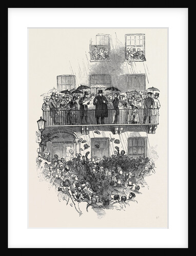 O'Connell at the Balcony, in Merrion Square, Dublin by Anonymous