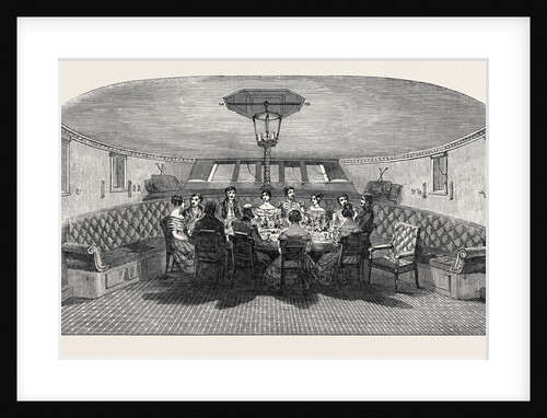 Her Majesty's Yacht, the Dining Room by Anonymous