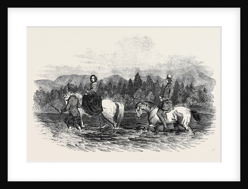 The Queen and Prince Albert Fording the Garry by Anonymous