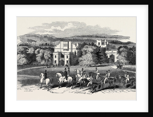 Visit of the King of the French to Queen Victoria: The Grand Lawn and Drive in Front of Victoria Gate, Windsor Castle by Anonymous