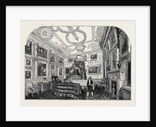 Visit of the King of the French to Queen Victoria: The King's Bed Chamber, Windsor Castle by Anonymous