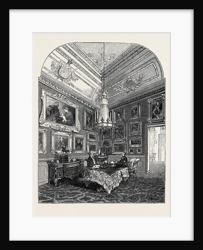 Visit of the King of the French to Queen Victoria: The King's Closet, Windsor Castle by Anonymous