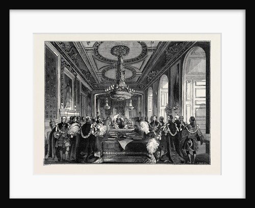 Visit of the King of the French to Queen Victoria; Chapter of the Order of the Garter: Investiture of the King of the French by Anonymous