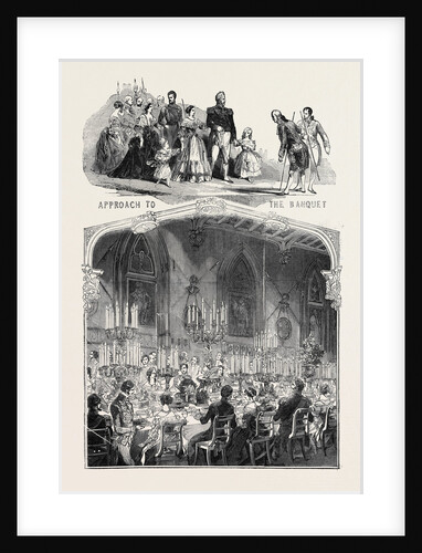 Visit of the King of the French to Queen Victoria: The Garter Banquet, St. George's Hall by Anonymous