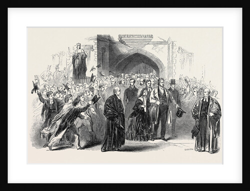 Visit of the King of the French and Queen Victoria to Eton College by Anonymous