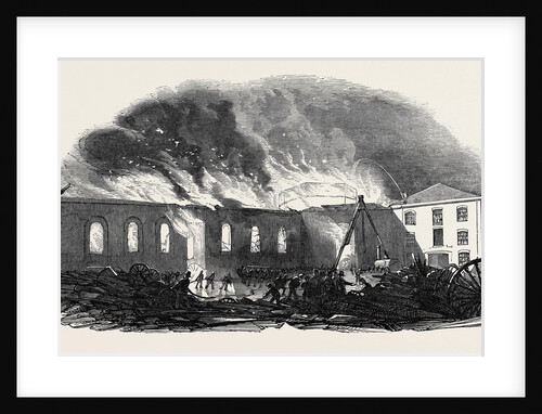 Great Fire at the New Cross Railway Station, on Monday Last by Anonymous