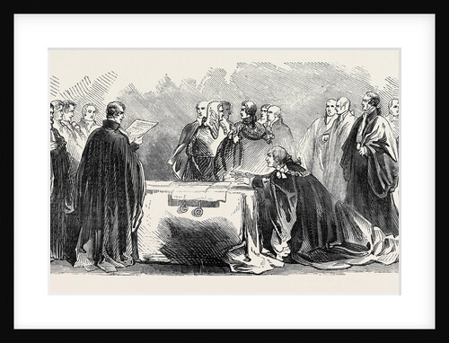 Ceremony of Swearing in the Lord Mayor. by Anonymous