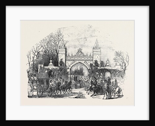 Arch at Wolthorpe, Her Majesty's Visit to Burghley by Anonymous