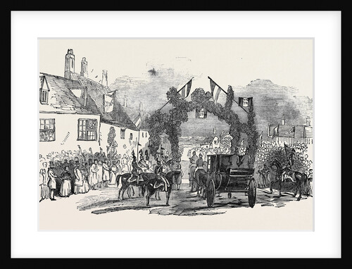 Triumphal Arch at Great Weldon, Her Majesty's Visit to Burghley by Anonymous