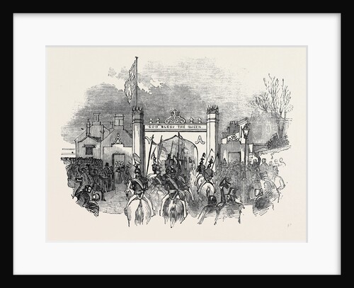 Arch Near Stanford, Her Majesty's Visit to Burghley by Anonymous